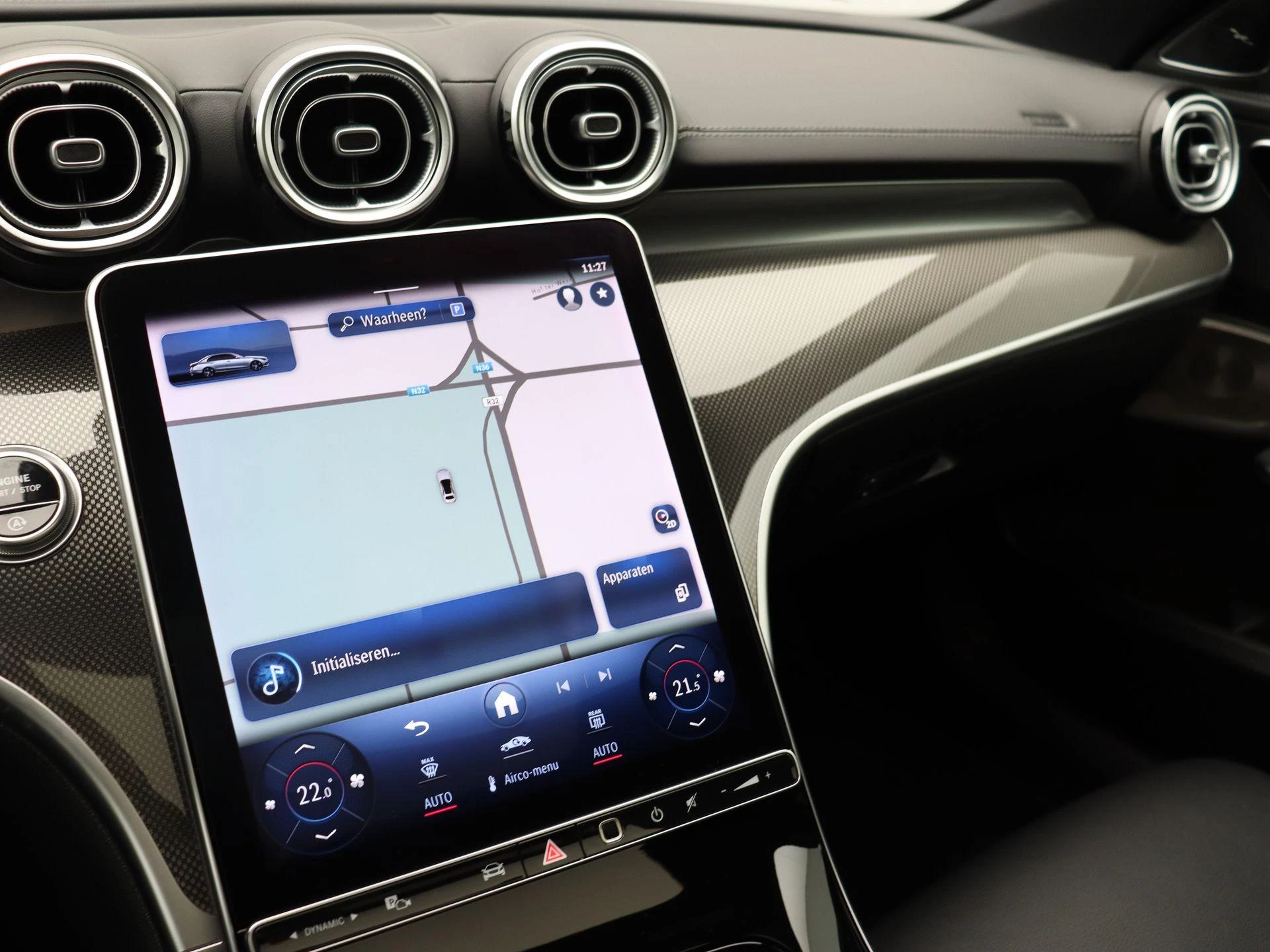 Mercedes-Benz Classe C 300 4M AMG Line Berline + LEDER + BURMESTER + PANO + HEAD UP + DIG LIGHT +