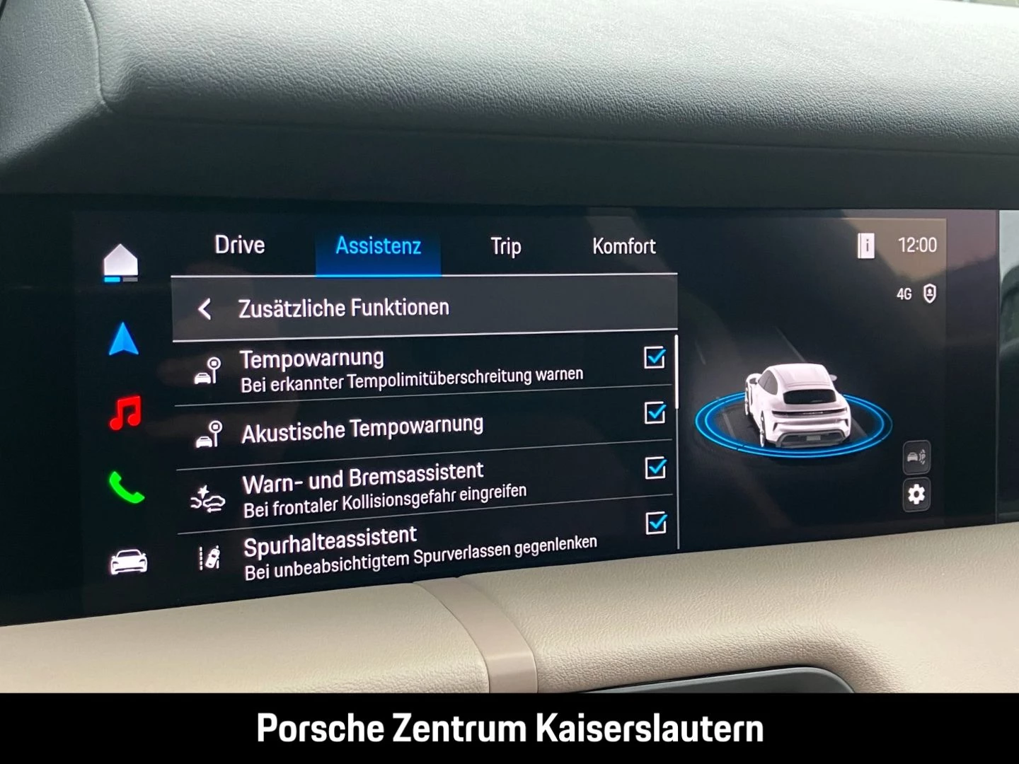 Porsche Taycan 4S Sport Turismo Burmester Surround-View -