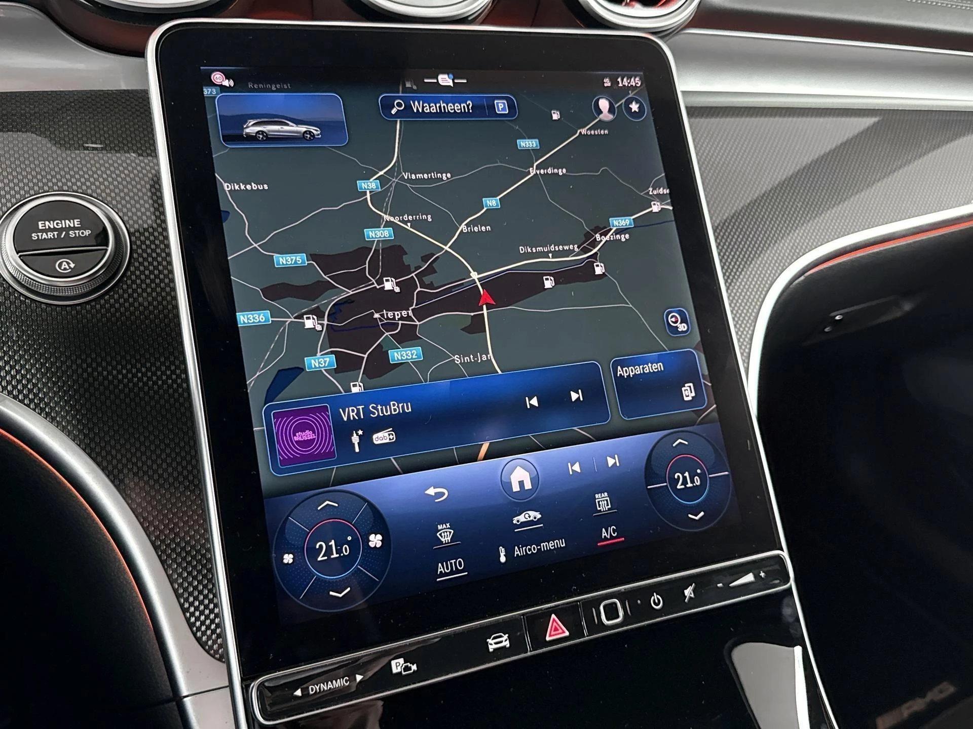 Mercedes-Benz Classe C 180 AMG Line Estate + TREKHAAK + NIGHTPAKKET + CARPLAY + LED +