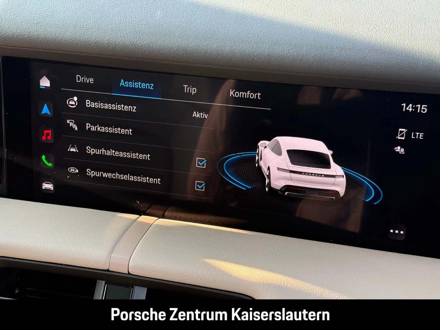 Porsche Taycan Surround-View Luftfederung Panoramadach -