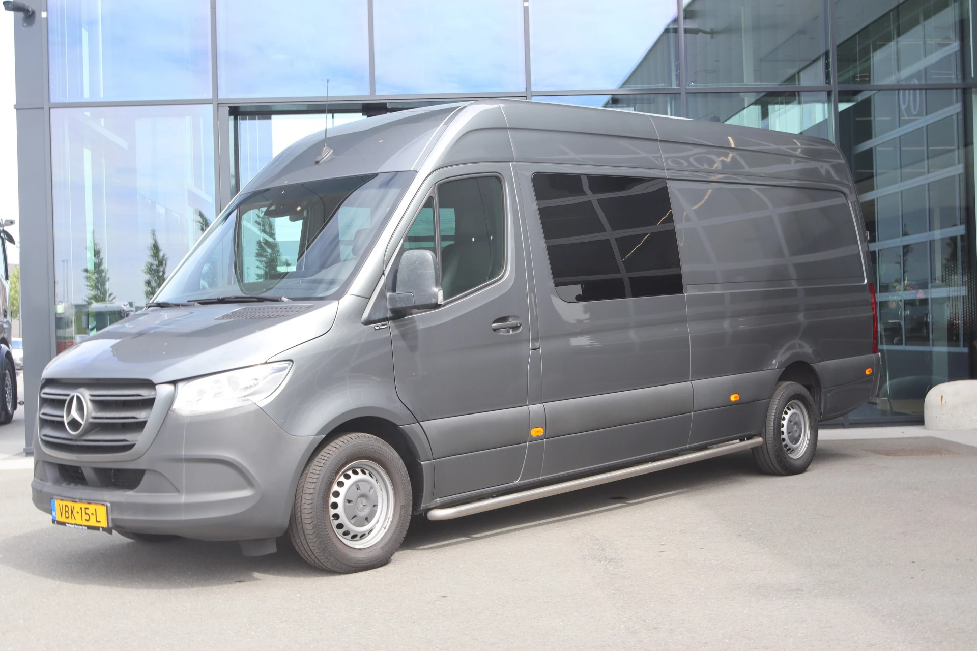 Mercedes-Benz Sprinter 319 3.0 V6 CDI Aut. L3H2 Dub Cab. |NAVI/MBUX/AIRCO/ALARM
