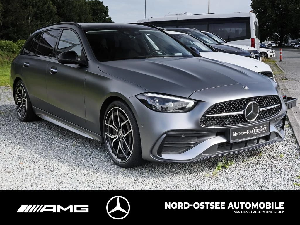 Mercedes-Benz C-Klasse 220 T d 4M AMG MEMORY PANO HUD AHK 360 NIGHT AMG Line