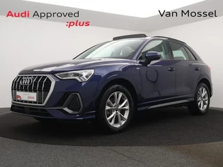 Audi Q3 PHEV Audi Q3 S-LINE PHEV 45TFSIe 245PK *AUTOMAAT*TREKHAAK*BEIGE LEDER*NAVI*BLTH*CRUISE*PDC*ZETELVERWARMING*DIGITAL DASHBOARD*...