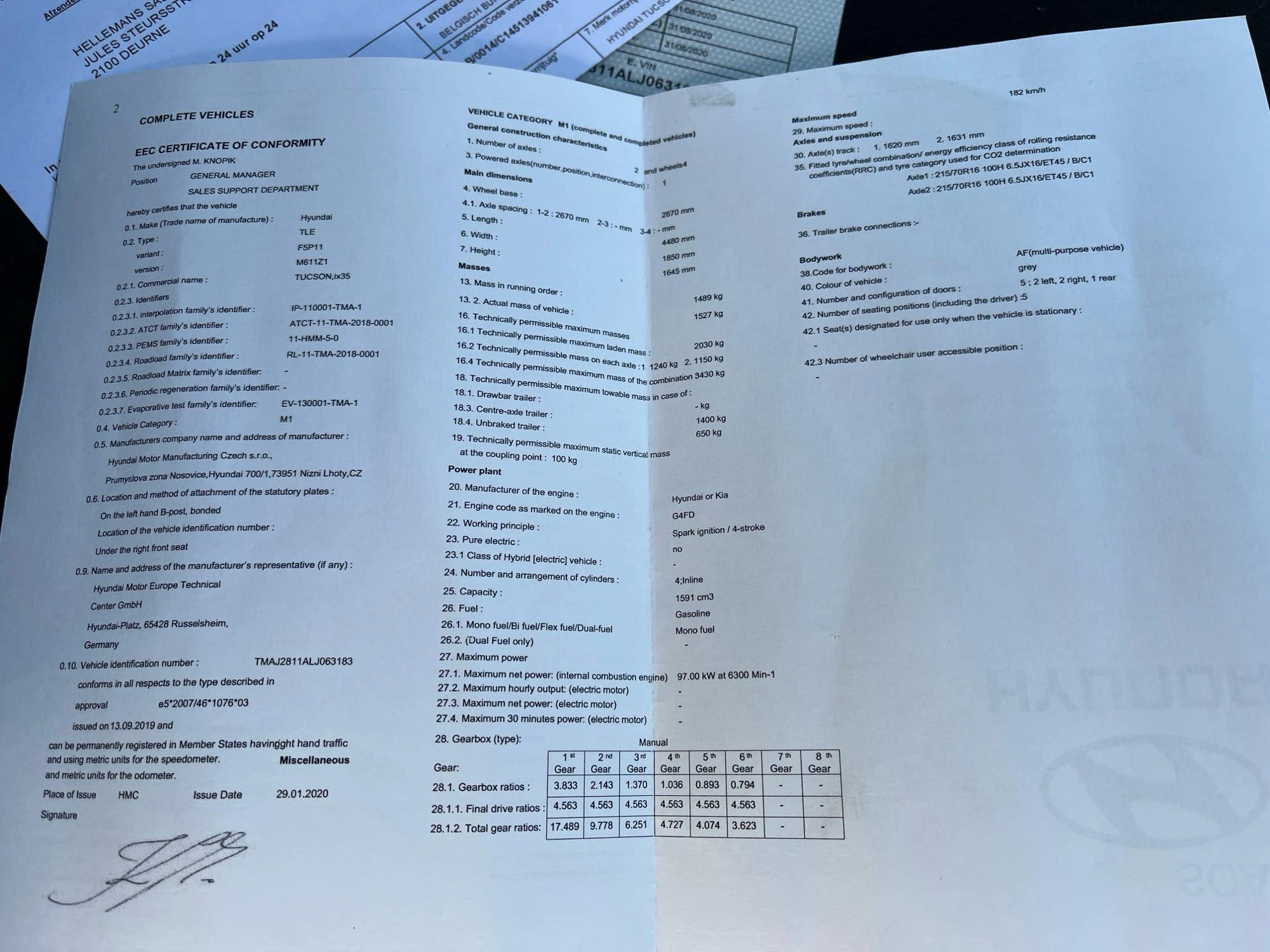 Hyundai Tucson 1.6 GDi ISG Feel 2WD 6M/T