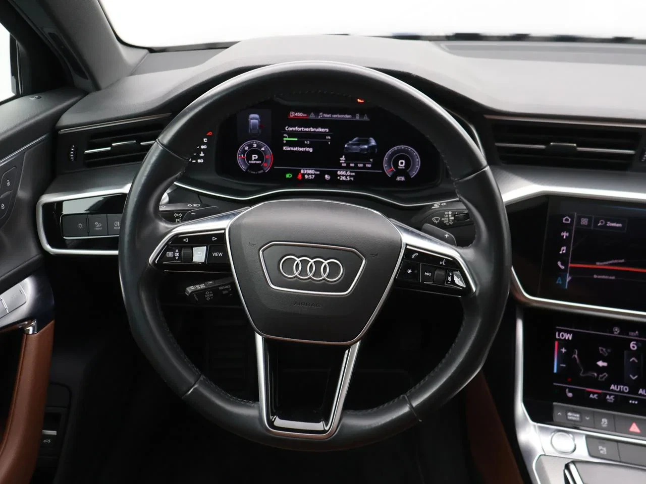 Audi A6 Avant Dsl A6 Avant 35TDi Business Edition Sport 163PK *AUTOMAAT*BRUIN LEDER*PANODAK*VIRTUAL COCKPIT*CAMERA*ACC*TREKHAAK*...*