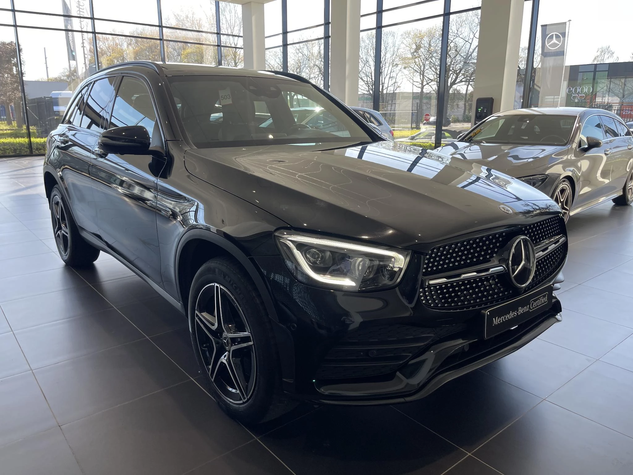 Mercedes-Benz GLC SUV 300de AMG LINE + PANO DAK + BURMESTER + HEAD UP + TREKHAAK + 360