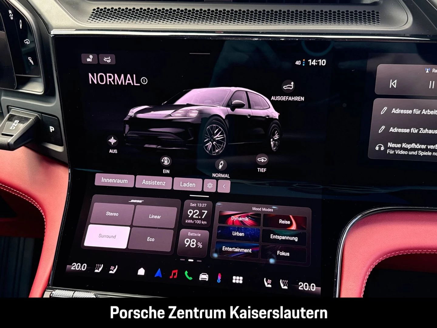 Porsche Cayenne Electric HA-Lenkung Head-Up LED-Matrix -