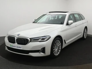 BMW Série 5 SW (G31LCI) Touring 520iA 184PK *AUTOMAAT*PANO DAK*LEDER*SFEERVERLICHTING*NAVI*BLTH*CRUISE*APP CONNECT*FULL LED*...