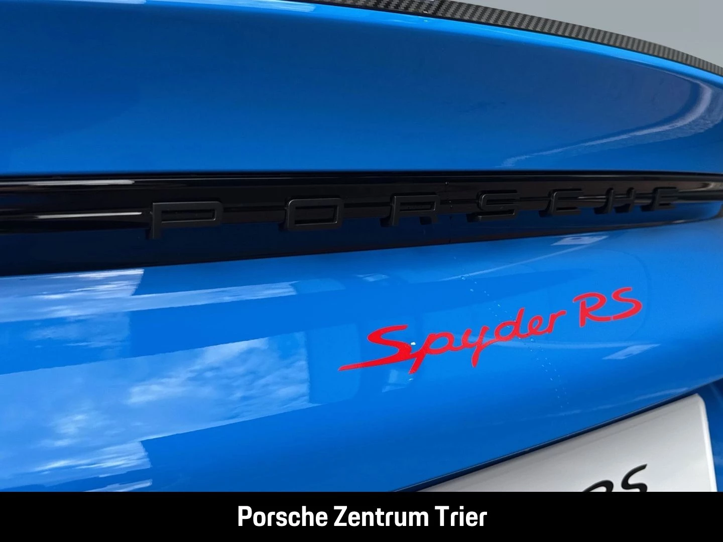 Porsche 718 Spyder RS Weissach-Paket Liftsystem-VA spyder rs