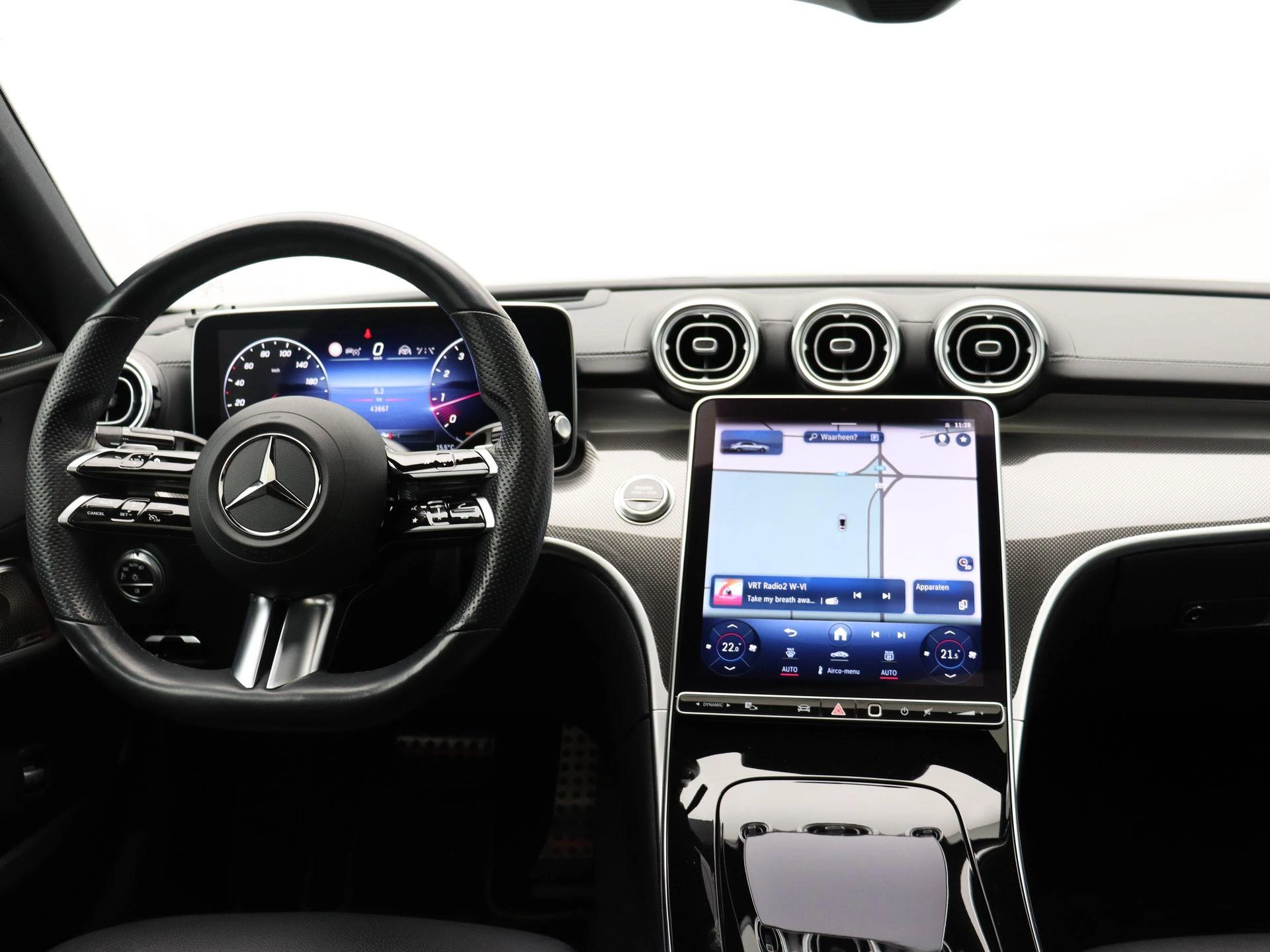 Mercedes-Benz Classe C 300 4M AMG Line Berline + LEDER + BURMESTER + PANO + HEAD UP + DIG LIGHT +