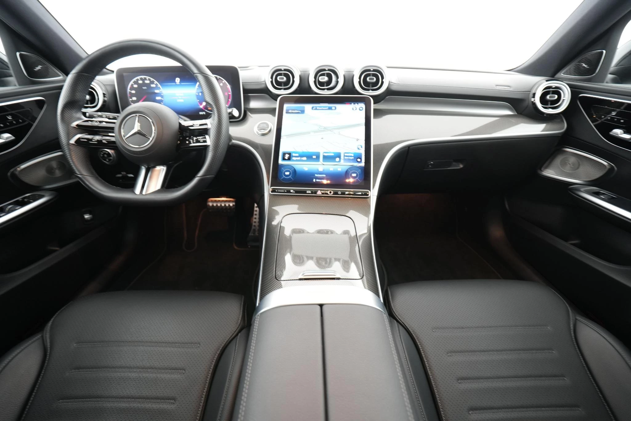 Mercedes-Benz C-Klasse 200d AMG LINE Break + LEDER + PANO DAK + BURMESTER + DIGITAL LIGHT +