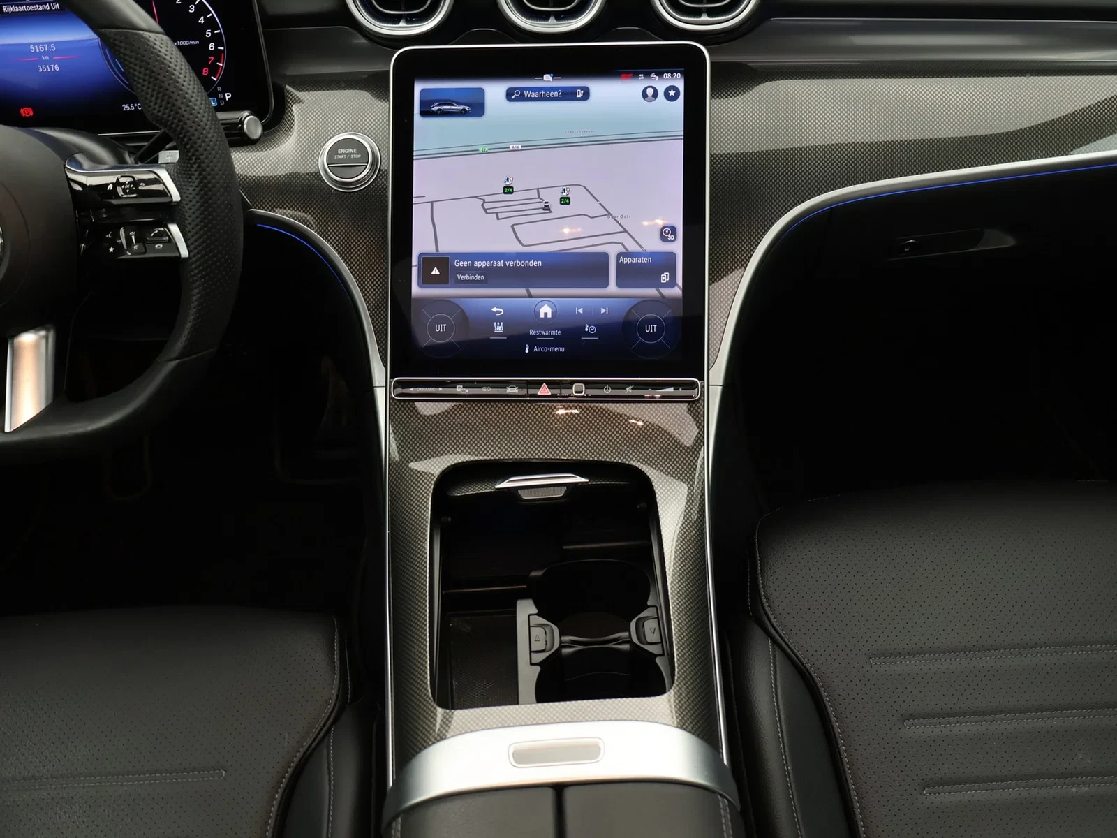Mercedes-Benz Classe C Classe SW PHEV (S206) Break 300e PHEV AMG Line 313PK *AUTOMAAT*PANODAK*TREKHAAK*LEDER*CAMERA*PDC*NAV*APP-CONNECT*...*