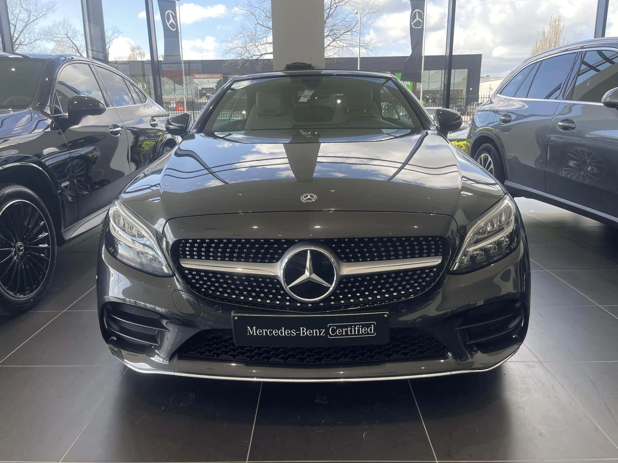 Mercedes-Benz Classe C 180 Cabriolet + AMG LINE + LEDER + CARPLAY +