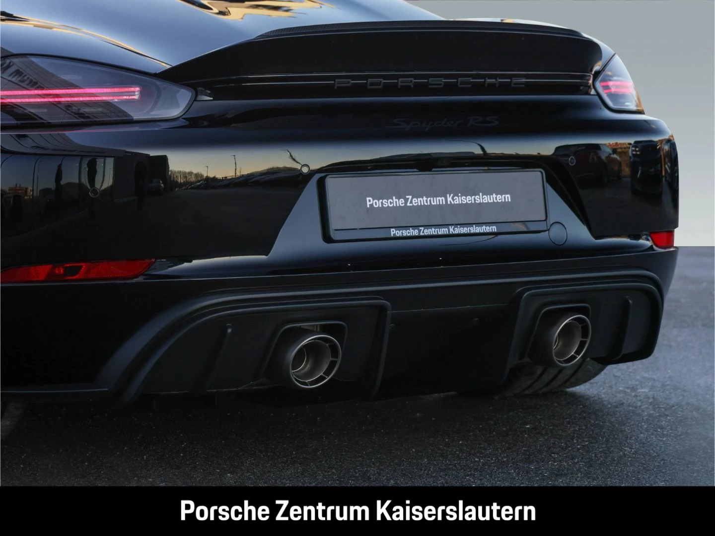 Porsche 718 Spyder RS BOSE Sportabgasanlage LED spyder rs