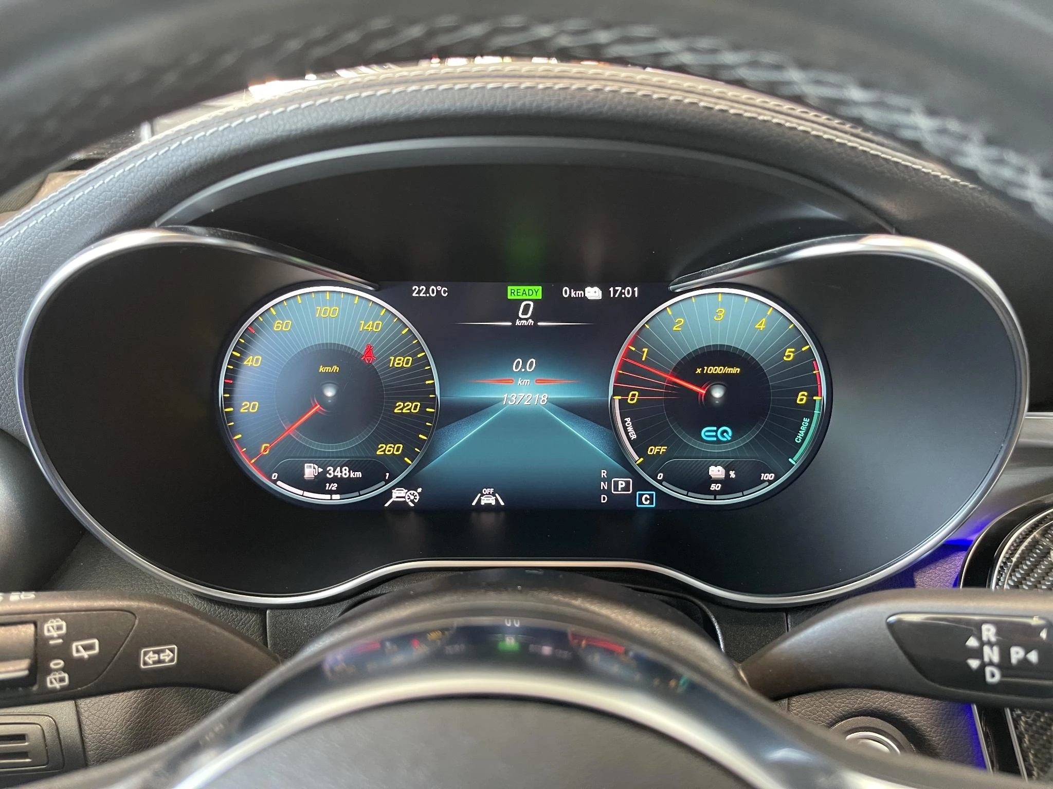 Mercedes-Benz GLC SUV 300de AMG LINE + PANO DAK + BURMESTER + HEAD UP + TREKHAAK + 360