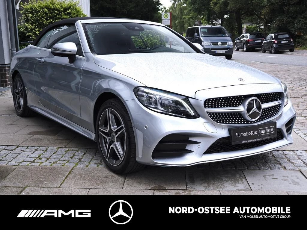 Mercedes-Benz C-Klasse 200 CABRIO 4M AMG TOTWINKEL AIRSCARF AHK SOUND AMG Line