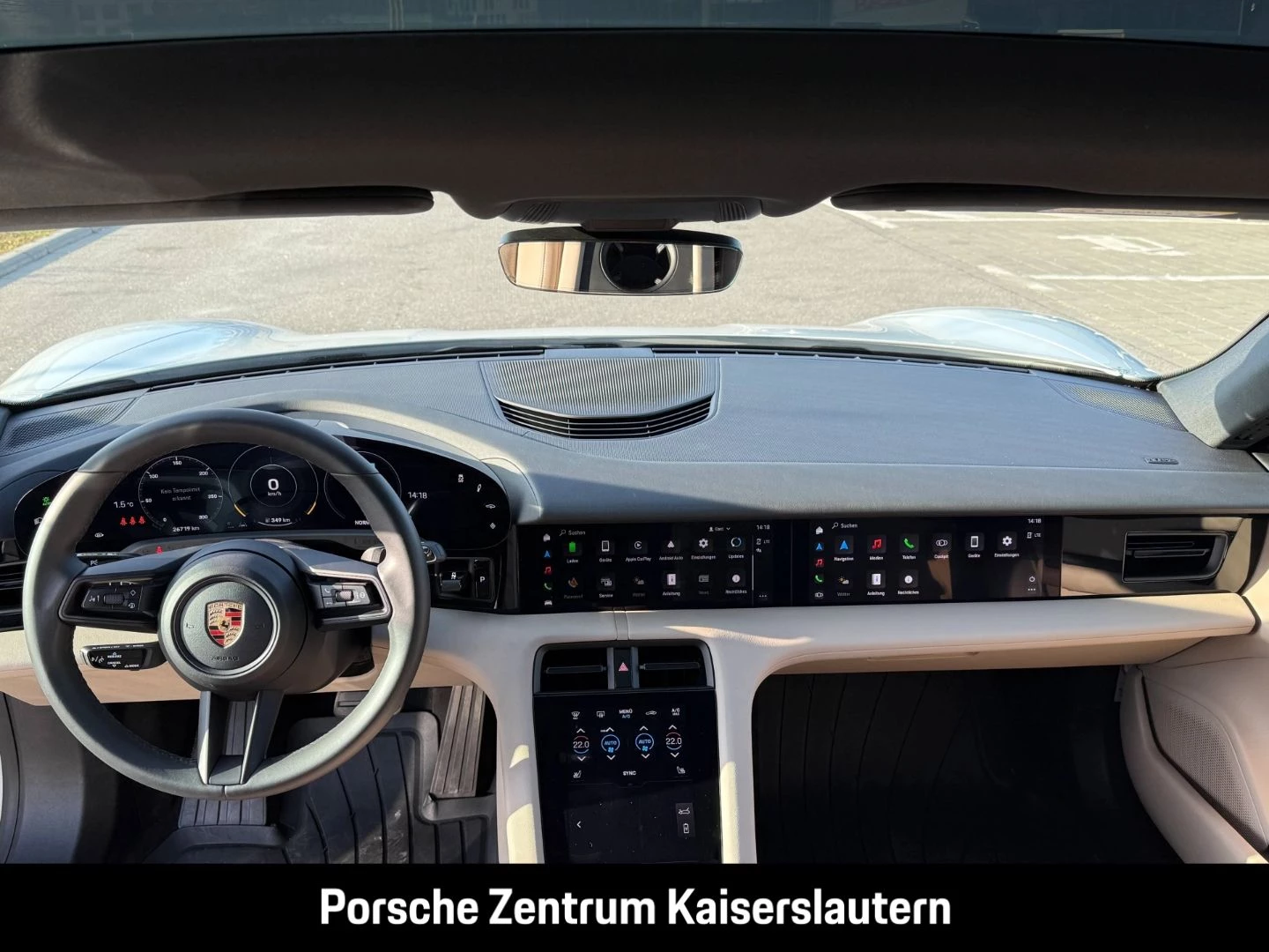 Porsche Taycan Surround-View Luftfederung Panoramadach -