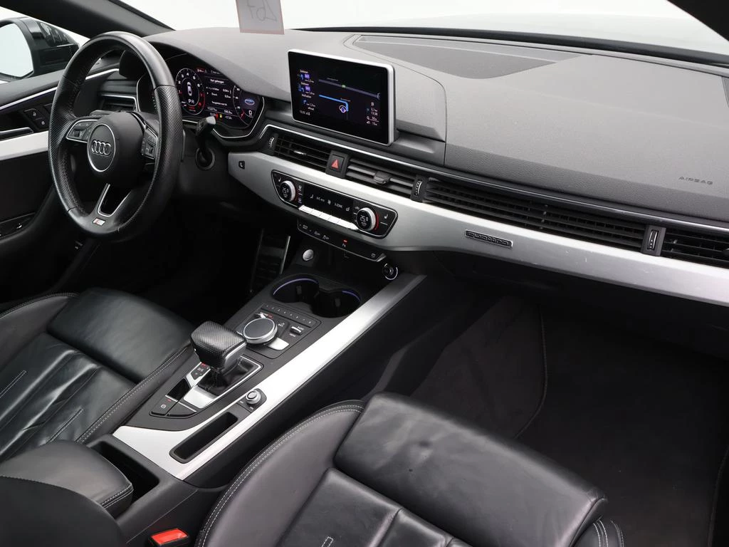 Audi A5 Sportback Audi A5 Sportback 2.0TFSI QUATTRO 252PK 3X S line *AUTOMAAT*LEDER*CAMERA*SPORTZETELS*CRUISE*...*