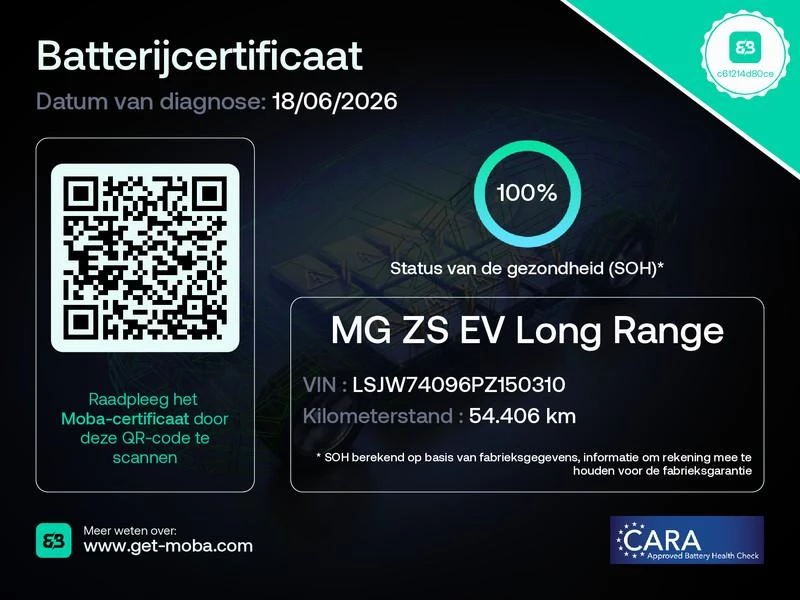 MG ZS EV Long Range Luxury 70 kWh