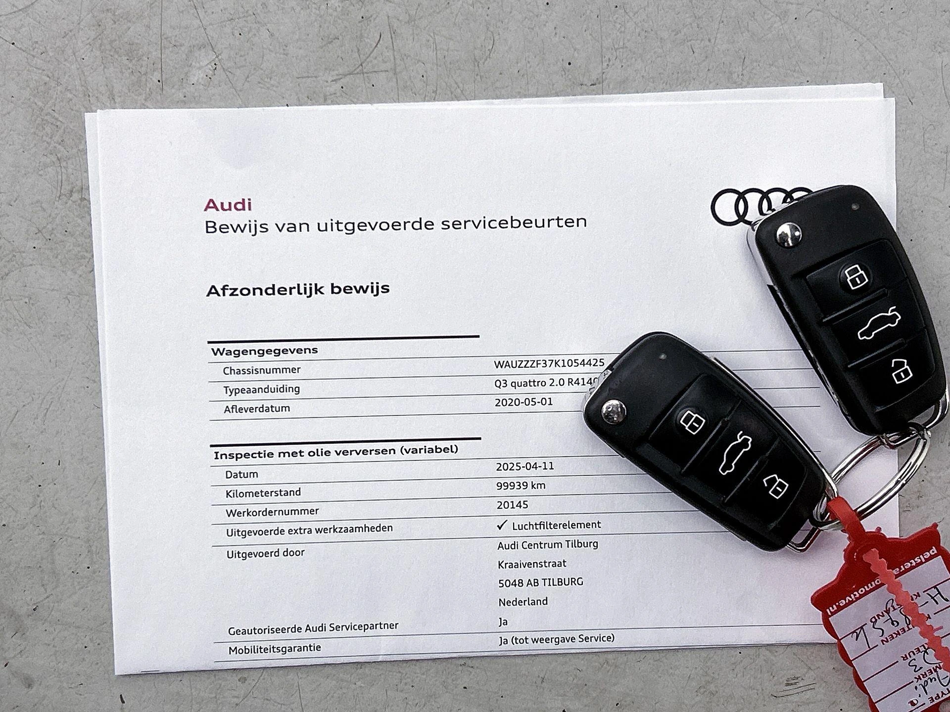 Audi Q3 40 TFSI quattro S Line 190 PK