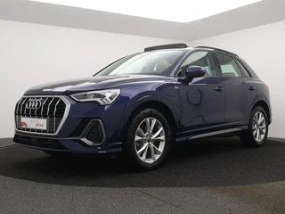 Audi Q3 PHEV Audi Q3 S-LINE PHEV 45TFSIe 245PK *AUTOMAAT*TREKHAAK*BEIGE LEDER*NAVI*BLTH*CRUISE*PDC*ZETELVERWARMIN