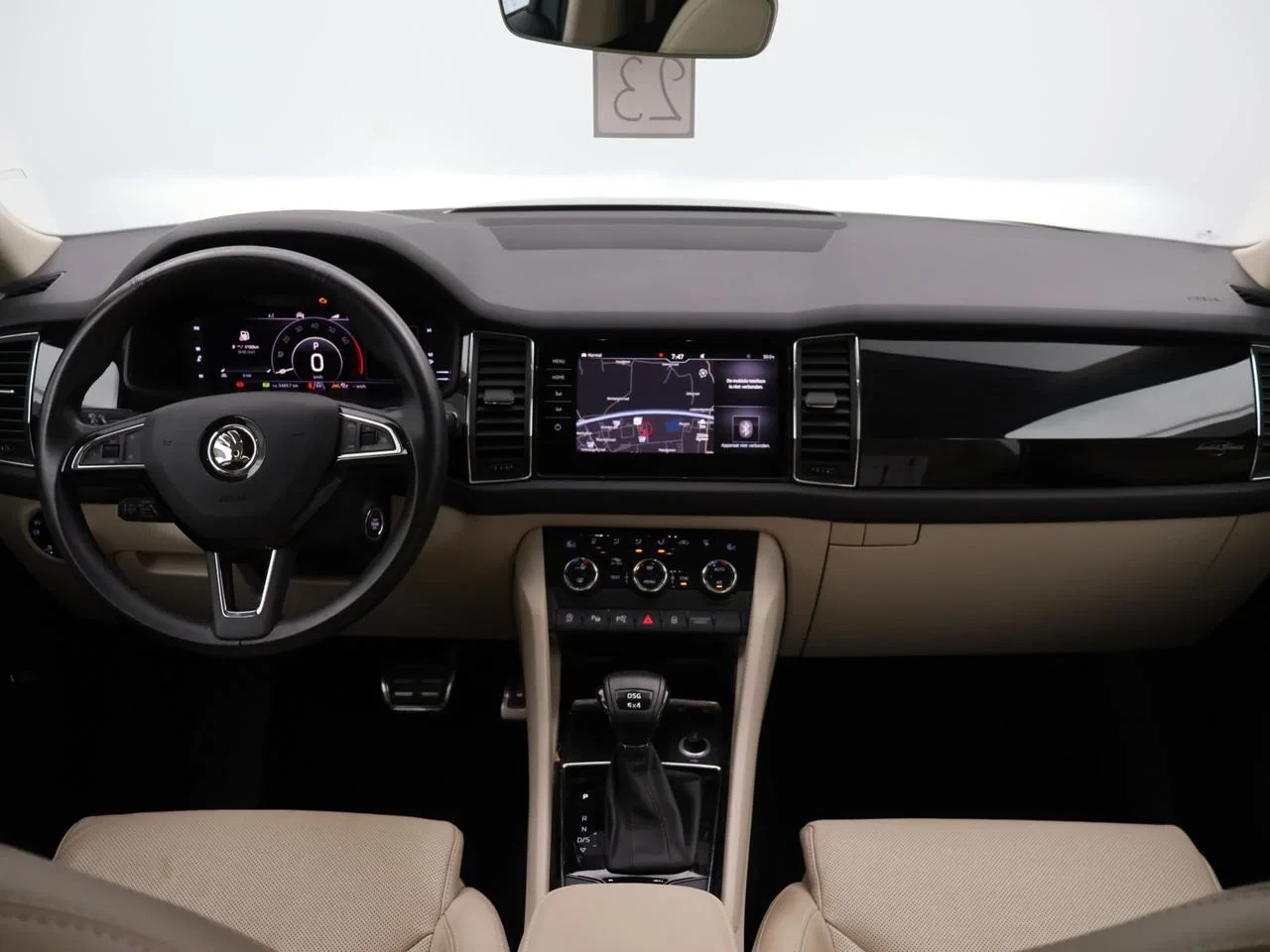 Škoda Kodiaq Kodiaq 2.0TSI 4x4 L&K 190PK *AUTOMAAT*PANODAK*TREKHAAK*BEIGE LEDER*360° CAMERA*ACC*APP-CONNECT*...*