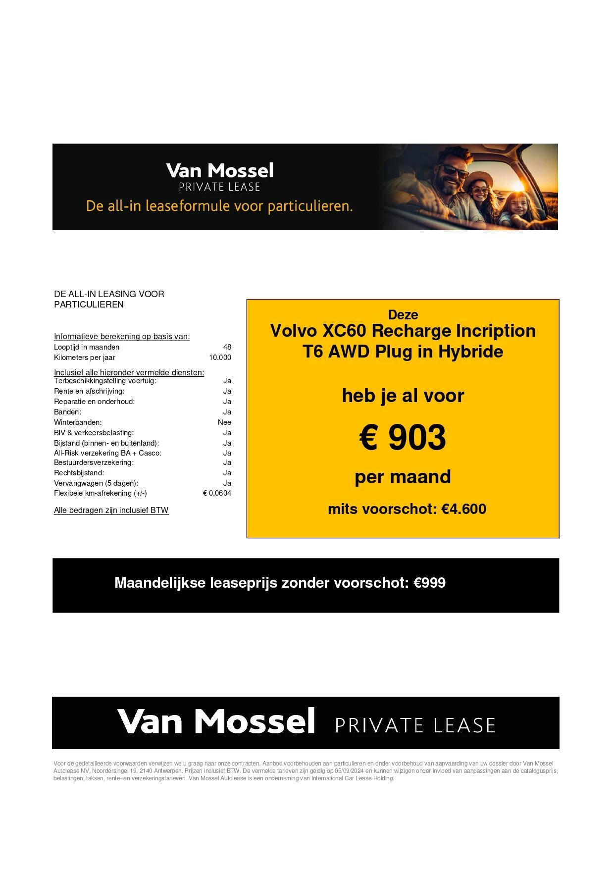 Volvo XC60 Recharge Incription Expression T6 AWD Plug in Hybr