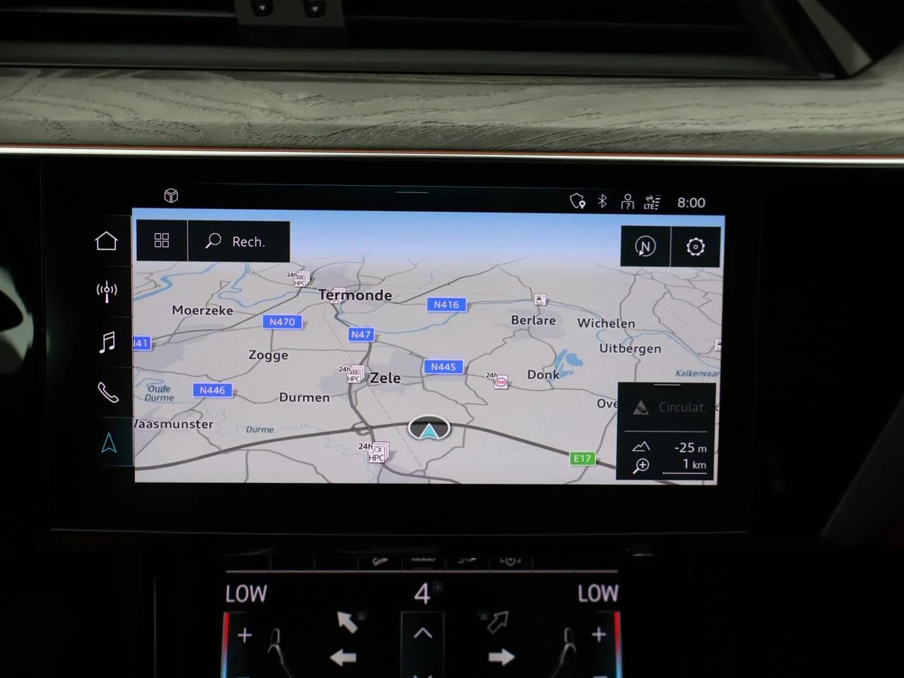Audi e-tron Sportback Audi e-tron Sportback S-line 55 quattro 408PK *BRUINE LEDER*NAVI*APP CONNECT*BLTH*CRUISE*SPORTZETELS*CAMERA*ZETELVERWARMING*...