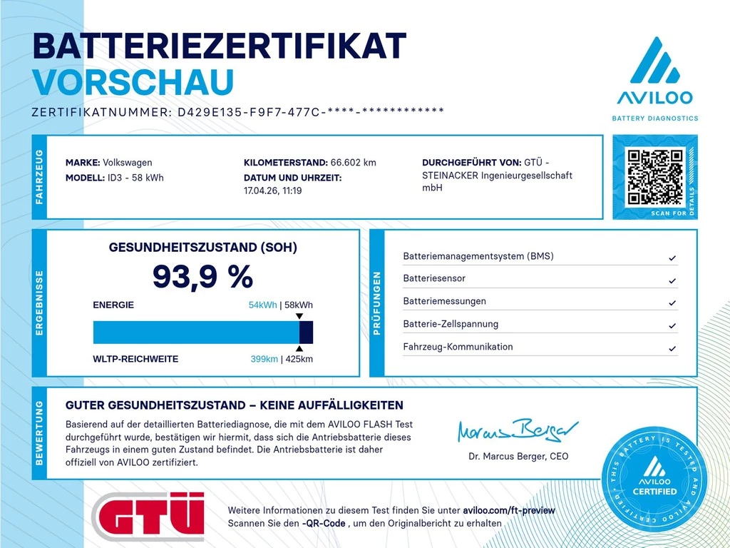 Volkswagen ID.3 Pro Performance 150 kW