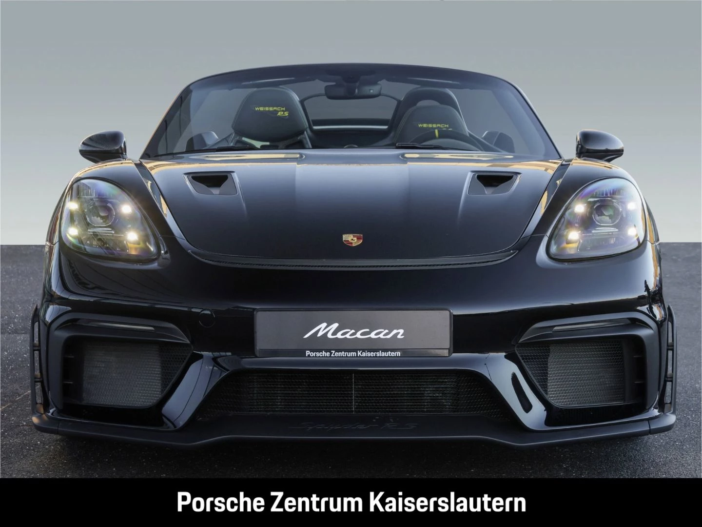Porsche 718 Spyder RS BOSE Sportabgasanlage LED spyder rs