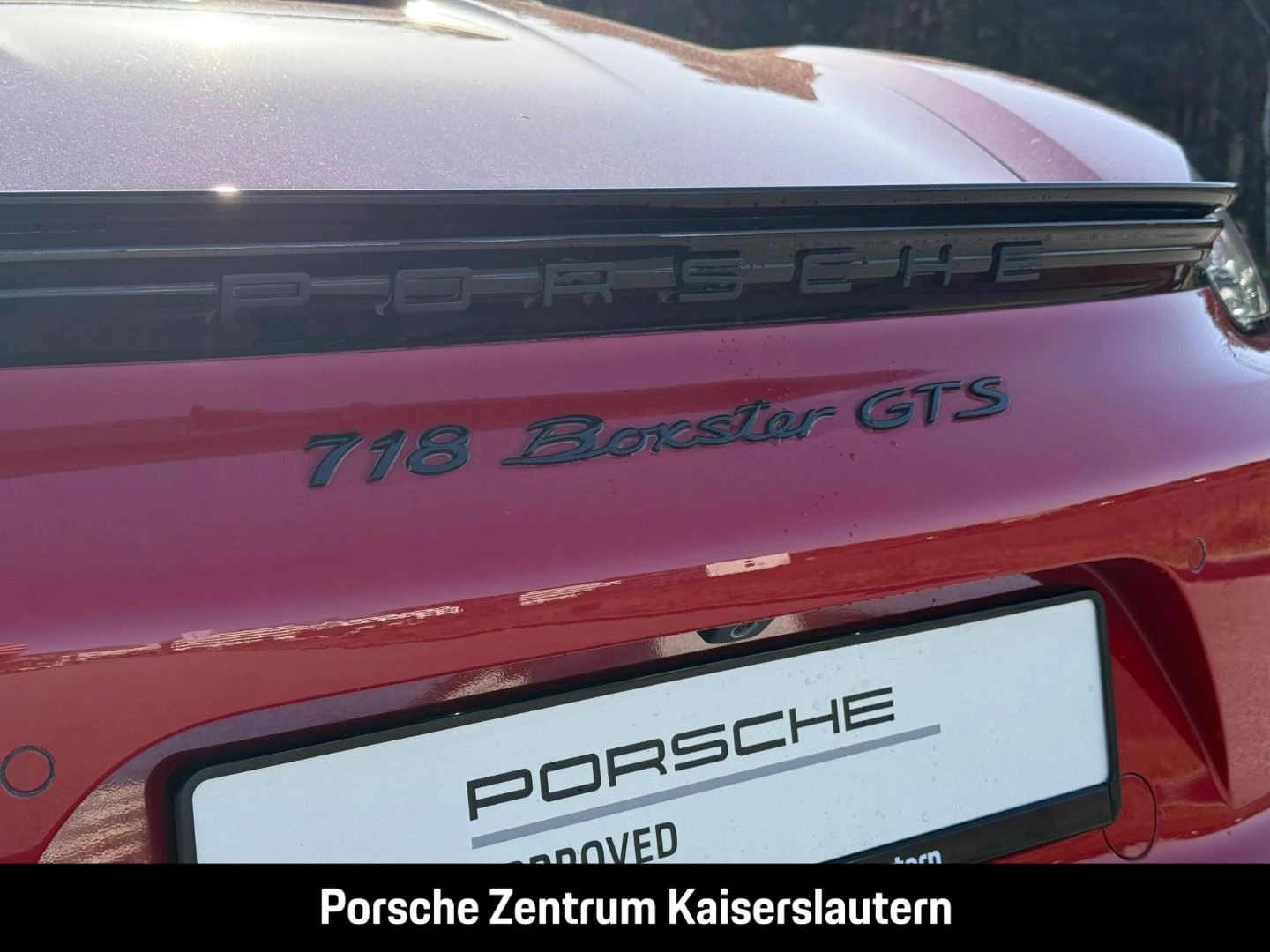 Porsche 718 Boxster GTS 4.0 Burmester Rückfahrkamera boxster