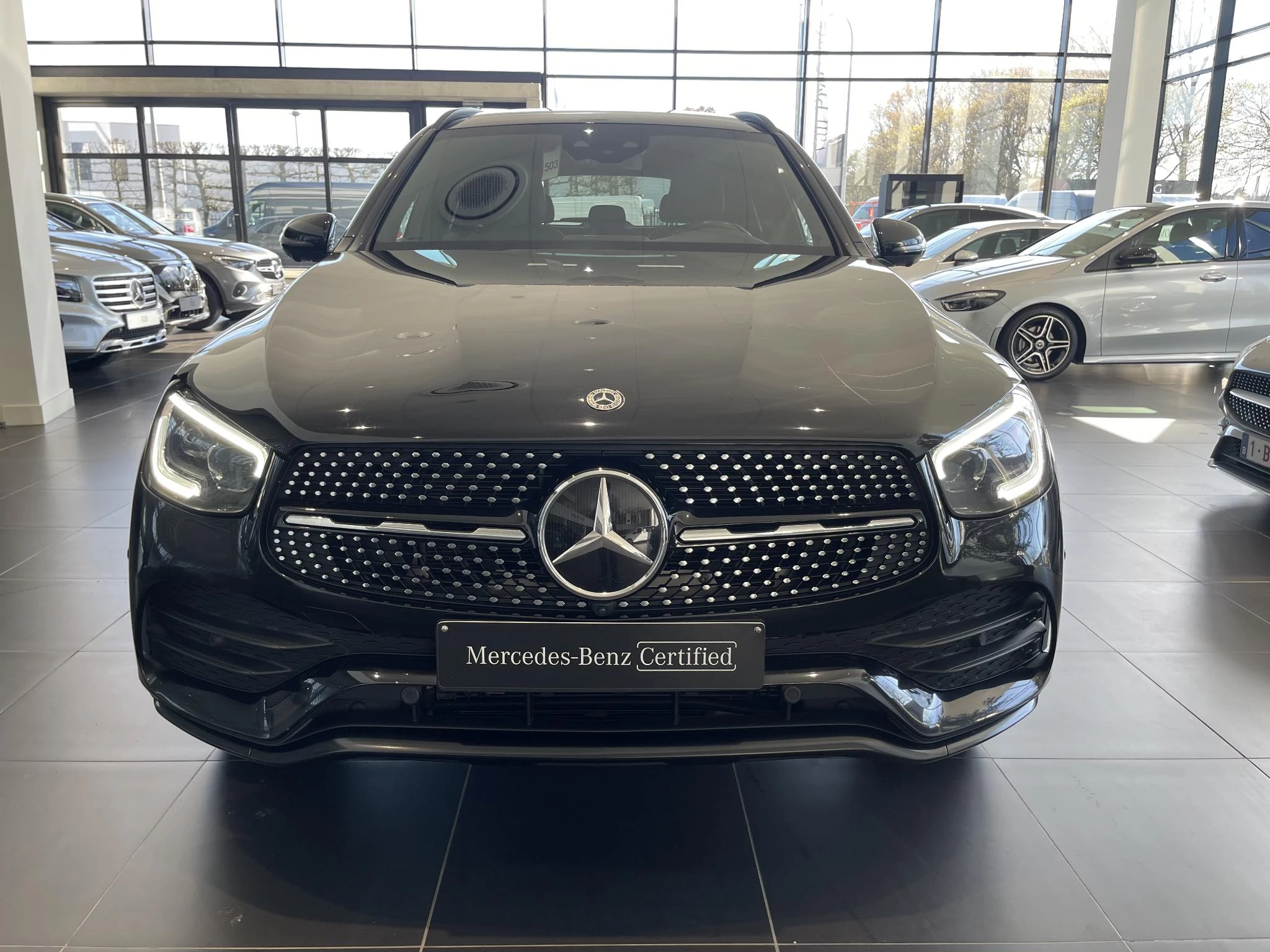 Mercedes-Benz GLC SUV 300de AMG LINE + PANO DAK + BURMESTER + HEAD UP + TREKHAAK + 360