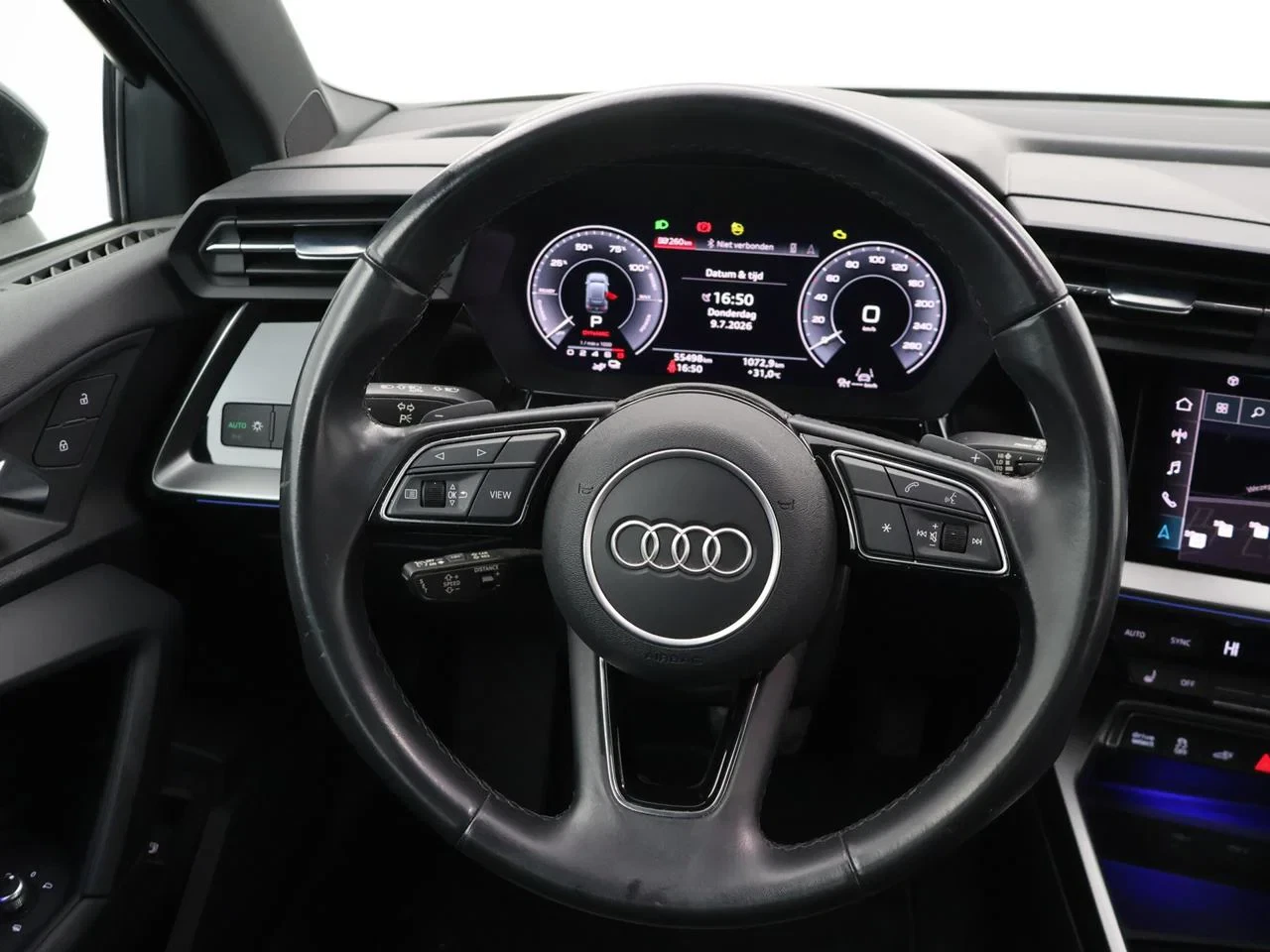 Audi A3 Sportback PHEV Audi A3 Sportback PHEV S line 40TFSIe 204PK *AUTOMAAT*LEDER*PDC*ACC*VIRTUAL COCKPIT*NAVI*APP-CONNECT*AIRCO*...*