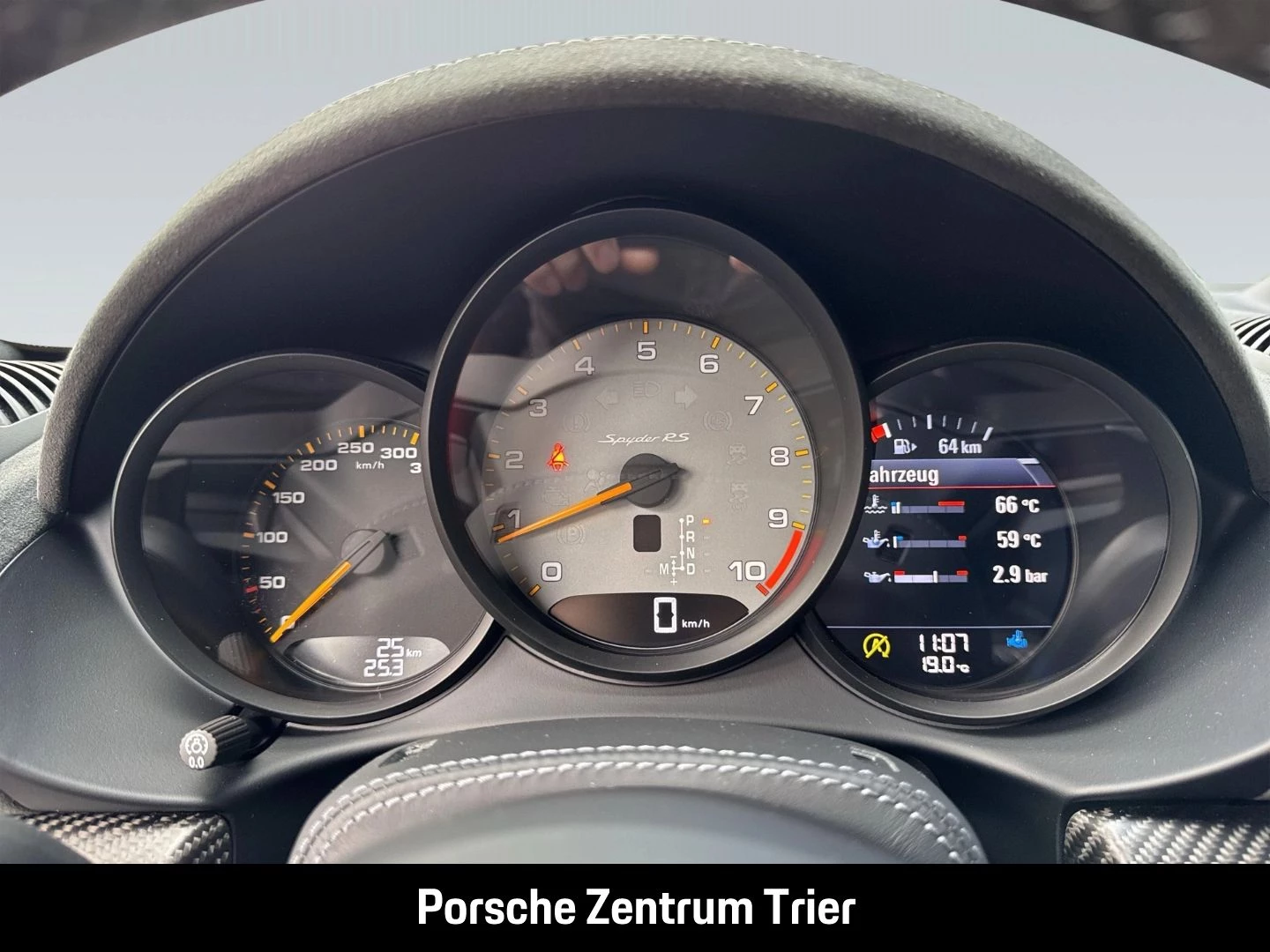 Porsche 718 Spyder RS Weissach-Paket Liftsystem-VA spyder rs