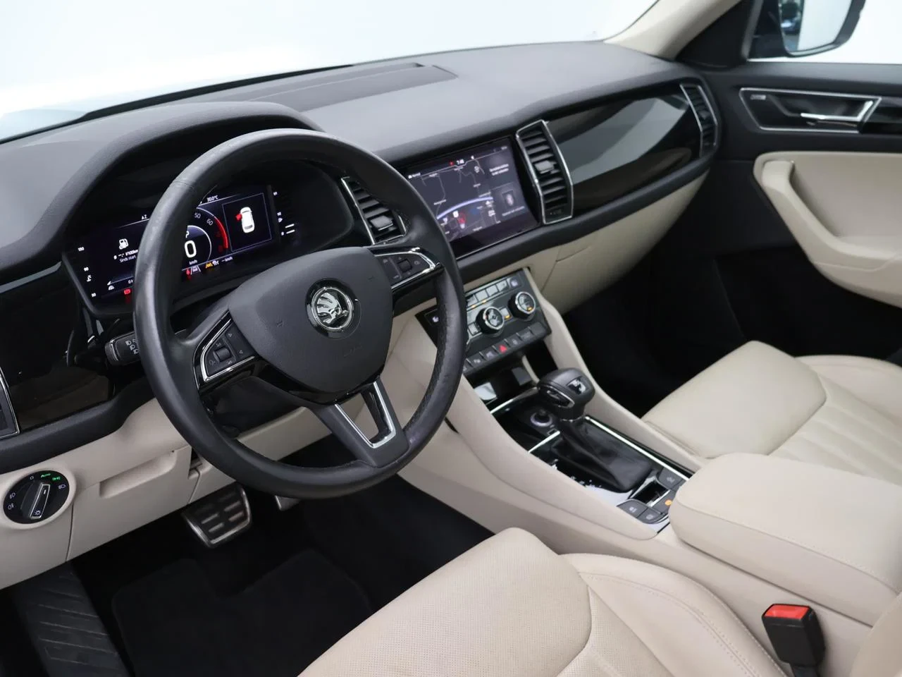 Škoda Kodiaq Kodiaq 2.0TSI 4x4 L&K 190PK *AUTOMAAT*PANODAK*TREKHAAK*BEIGE LEDER*360° CAMERA*ACC*APP-CONNECT*...*