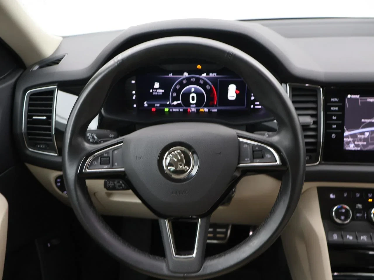 Škoda Kodiaq Kodiaq 2.0TSI 4x4 L&K 190PK *AUTOMAAT*PANODAK*TREKHAAK*BEIGE LEDER*360° CAMERA*ACC*APP-CONNECT*...*