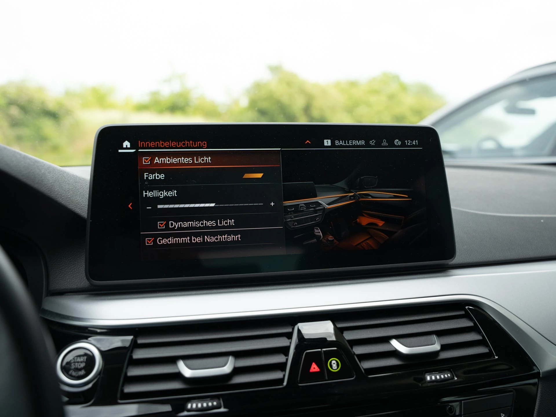 BMW 5er Reihe 520d touring.Laser AHK HUD