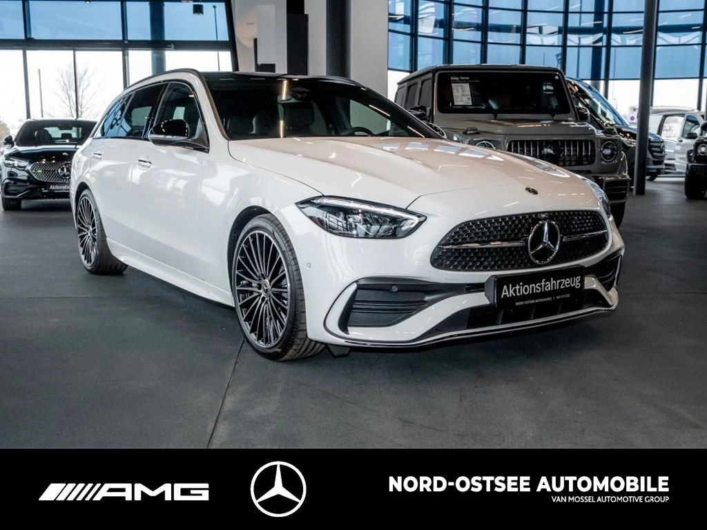 Mercedes-Benz C-Klasse 220 d T AMG NIGHT PANO AHK MEMORY SOUND DISTR AMG Line