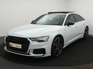 Audi A6 PHEV Audi A6 Competition 55TFSIe QUATTRO 367PK *AUTOMAAT*3X-S LINE*PANODAK*LEDER*CAMERA*CRUISE*PDC*NAVI*APP-CONNECT*...*