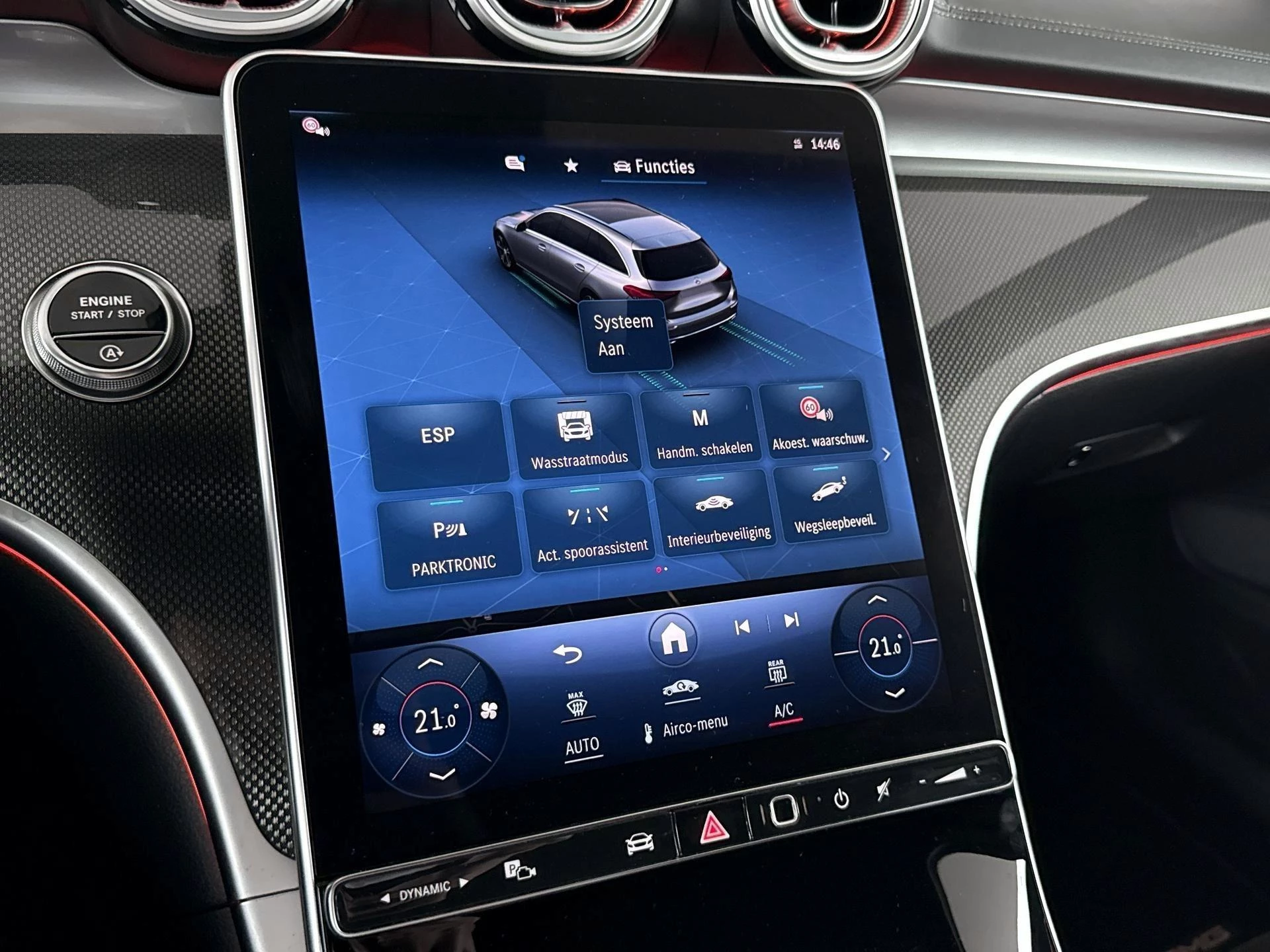 Mercedes-Benz Classe C 180 AMG Line Estate + TREKHAAK + NIGHTPAKKET + CARPLAY + LED +