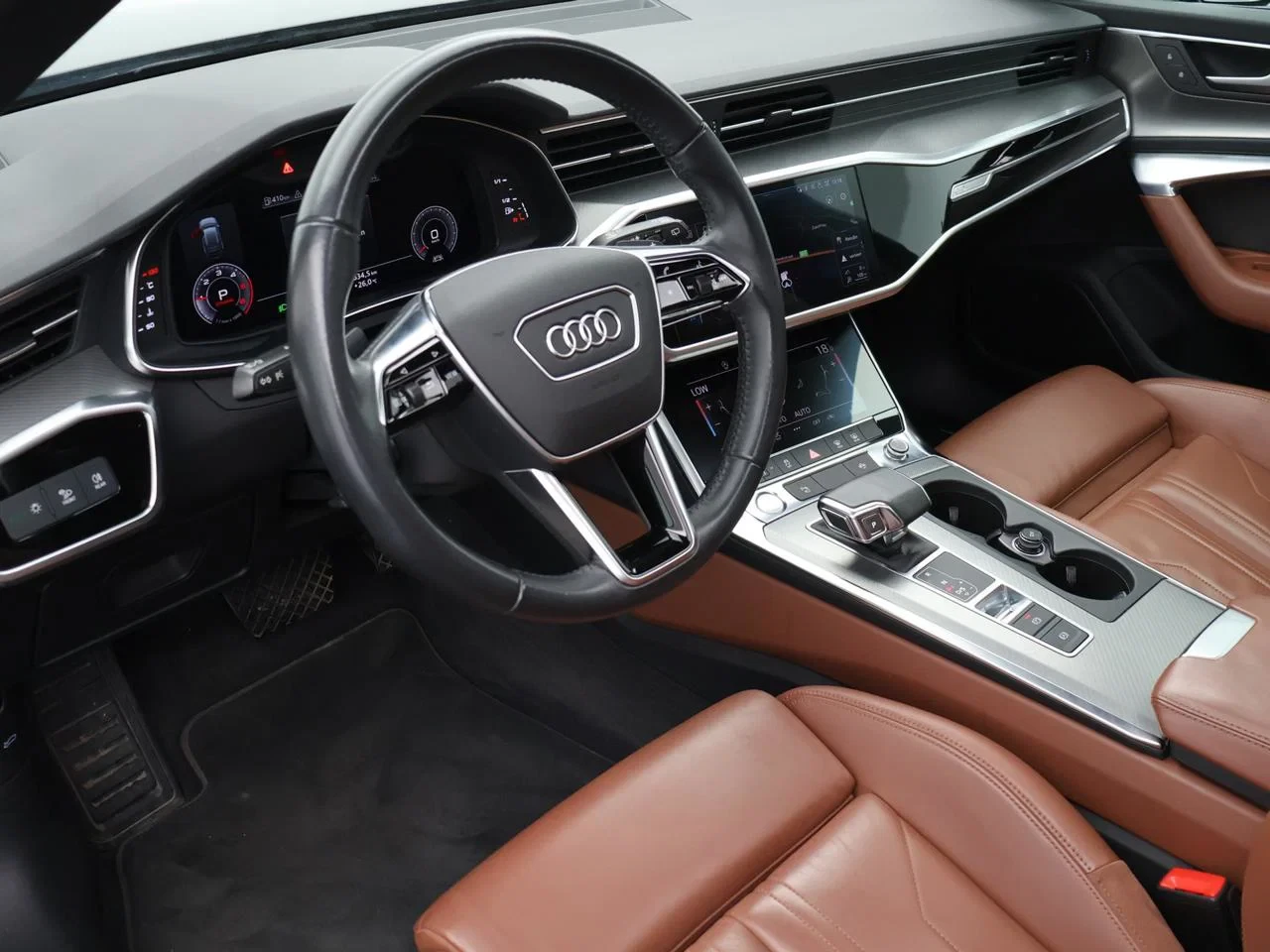 Audi A6 Avant Dsl A6 Avant 40TDi Business Edition Sport 204PK *AUTOMAAT*BRUIN LEDER*PANODAK*CAMERA*PDC*TREKHAAK*NAVI*APP-CONNECT*...*