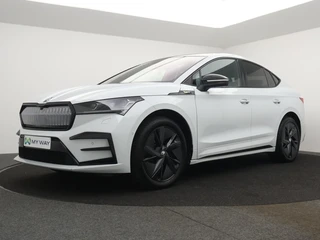 Škoda Enyaq Coupe RS Enyaq Coupe iV vRS 82kWh 299PK 4x4 *AUTOMAAT*SPORTZETELS*LEDER*PANODAK*CAMERA*PDC*CRUISE*KEYLESS*...