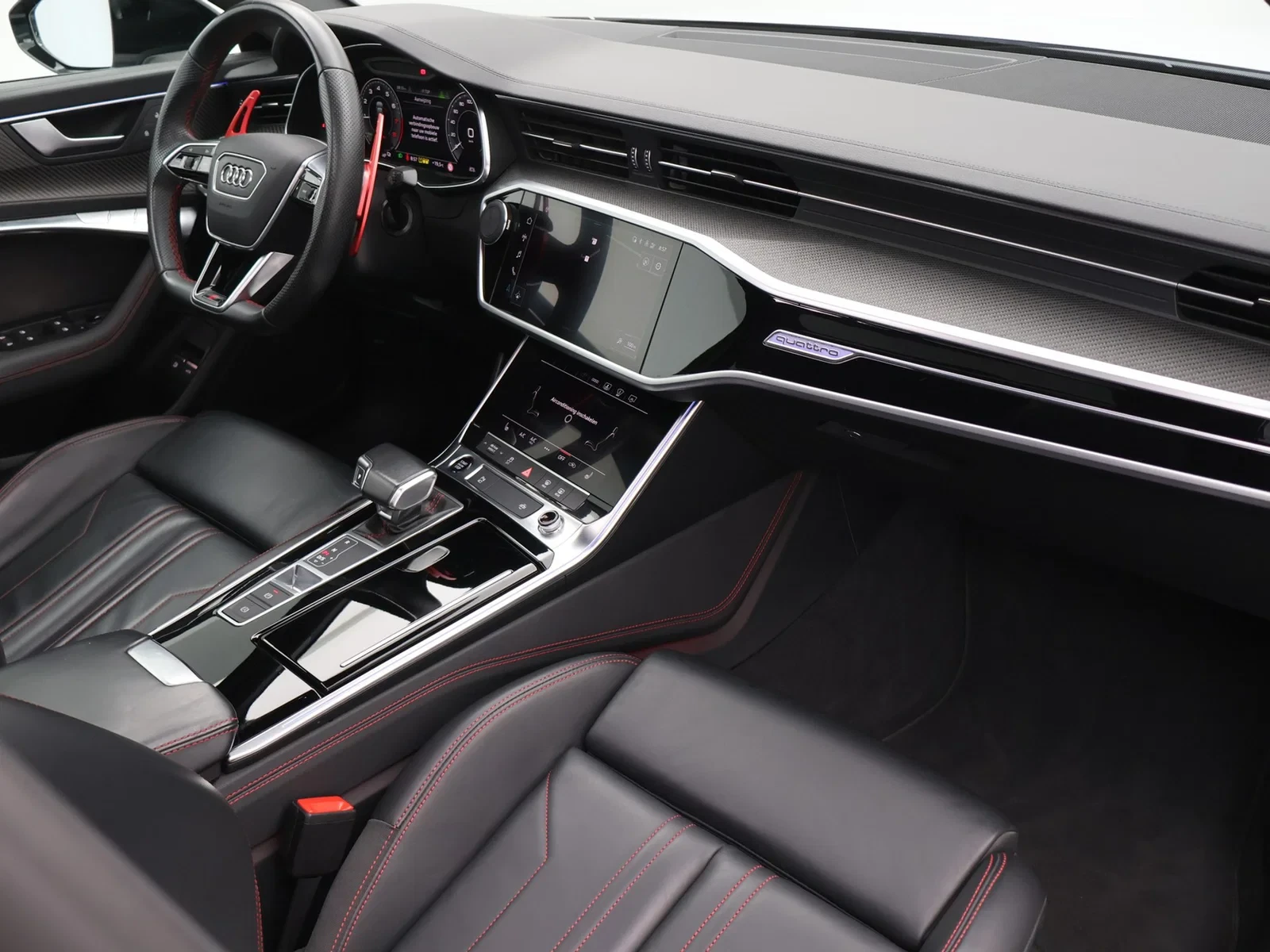Audi A6 PHEV Audi A6 Competition 55TFSIe QUATTRO 367PK *AUTOMAAT*3X-S LINE*PANODAK*LEDER*CAMERA*CRUISE*PDC*NAVI*APP-CONNECT*...*