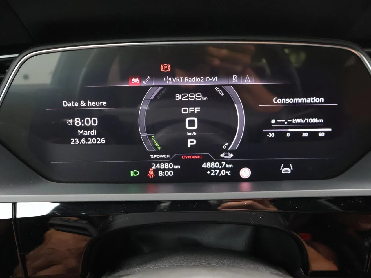 Audi e-tron Sportback Audi e-tron Sportback S-line 55 quattro 408PK *BRUINE LEDER*NAVI*APP CONNECT*BLTH*CRUISE*SPORTZETELS*CAMERA*ZETELVERWARMING*...