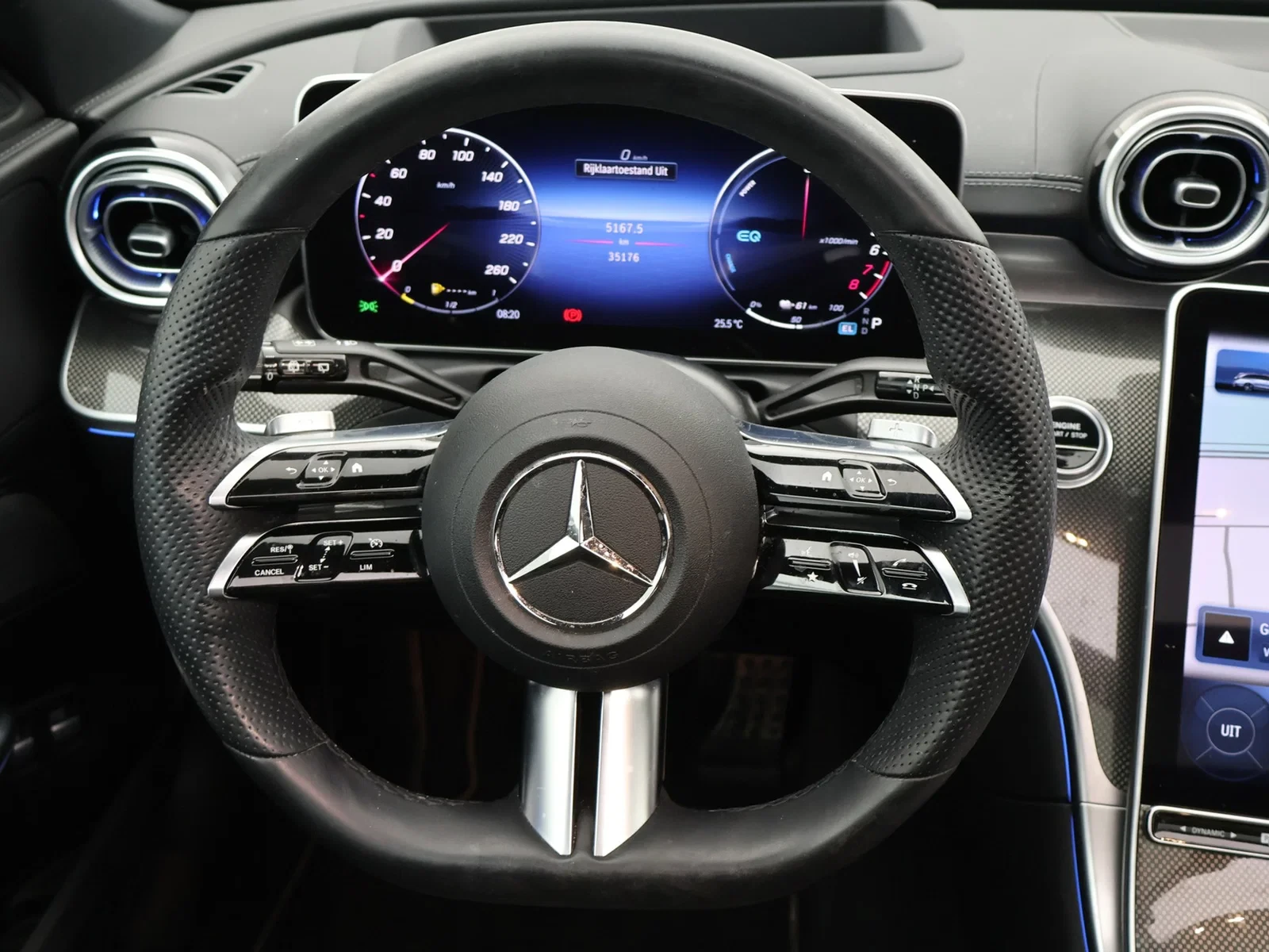 Mercedes-Benz Classe C Classe SW PHEV (S206) Break 300e PHEV AMG Line 313PK *AUTOMAAT*PANODAK*TREKHAAK*LEDER*CAMERA*PDC*NAV*APP-CONNECT*...*