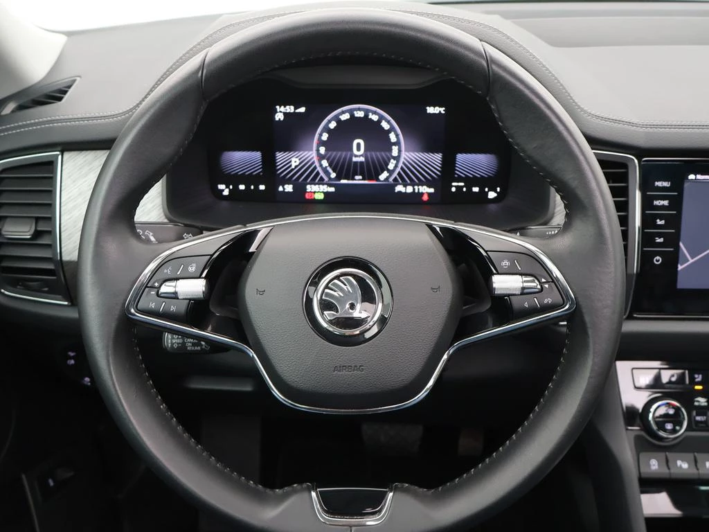 Škoda Kodiaq Kodiaq Clever+ 2.0TDI 150PK *AUTOMAAT*PANODAK*7 ZITPLAATSEN*LEDER*CAMERA*ACC*PDC*NAVI*...*